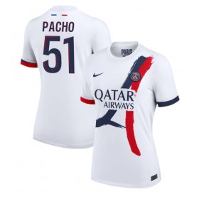 Paris Saint-Germain Willian Pacho #51 Borta Kläder Dam 2024-25 Kortärmad